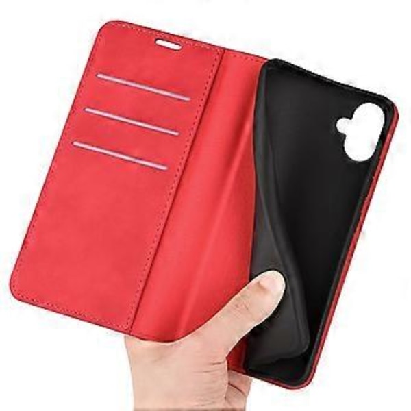 Til Samsung Galaxy A06 Etui Skin-Touch Læder Wallet Telefon Cover Style D