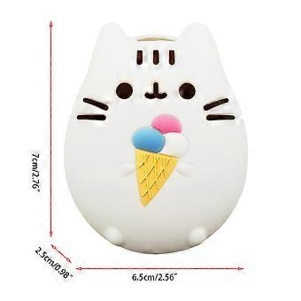 Silikonfodral Skyddande Mjukt Fodral Skyddande Ärm för Skal Lämpligt för Tamagotchi On 4U+ PS för m!x i  Vit White