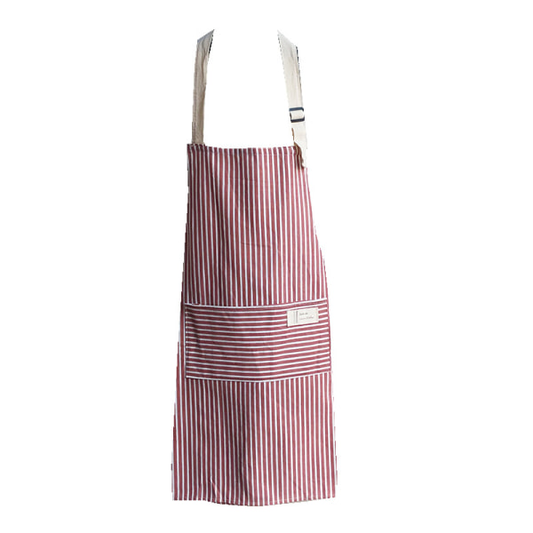 Rosa färg kockförkläden, förkläde med fickor, vattentät justerbar