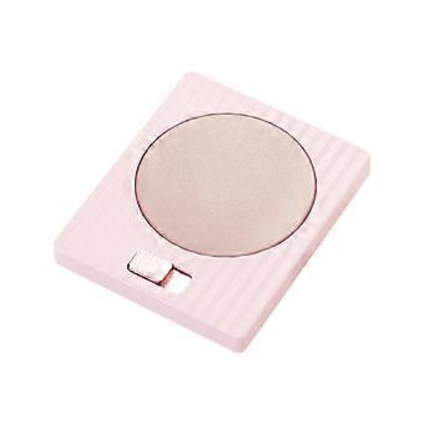 Bærbar Koppvarmer Pad Tilbehør Multifunksjonell Drikkevarmer Pålitelig og Sikker Drikkevarmer for Varm Drikke Rosa Pink