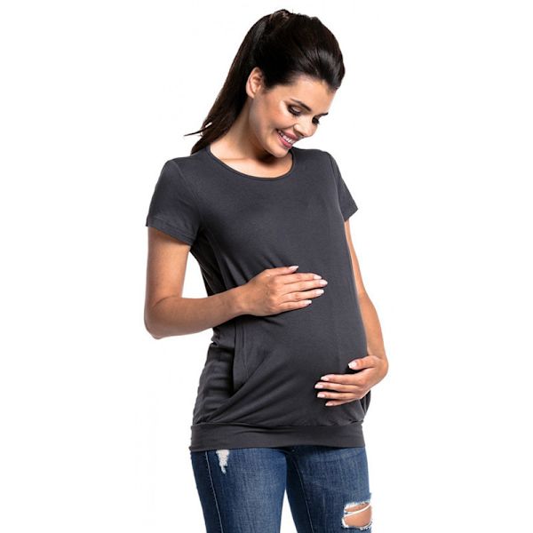 Kvinnors Amningströja Amningstopp T-shirt Dou