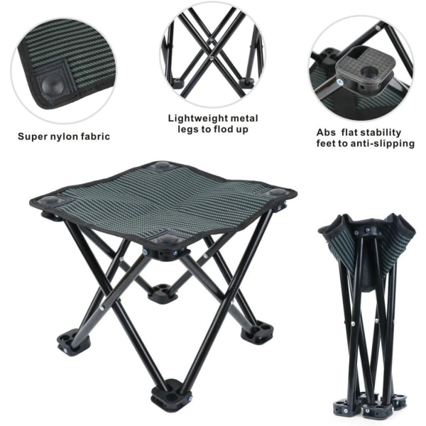 Folding Stool, Camping Folding Stool, Lightweight Portable Frame