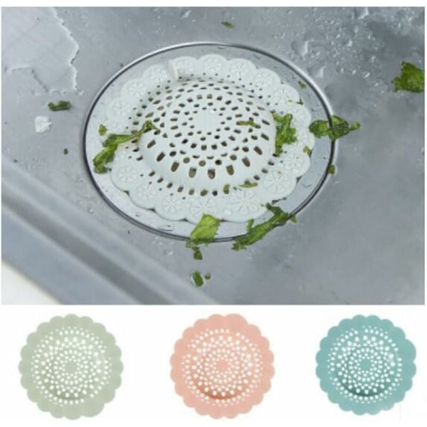 Blomformad silikonfilter för diskho, dusch och handfat, PVC