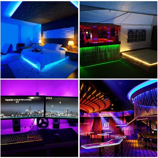 LED-illusion ljusslinga, IP20 bar board, 5V inbyggd IC-illusion