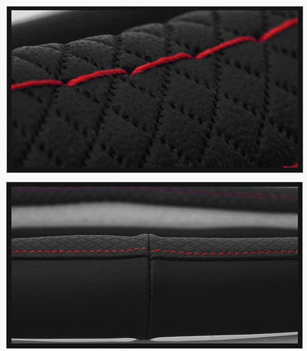Grå - 1 stk Komfortabelt mikrofiber rattdeksel Universal str