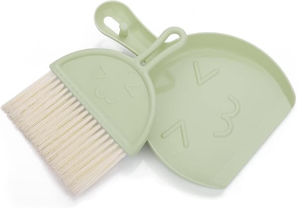 Mini Sop och Skyffel Set (Grön), Liten Kvast och Skyffel, P