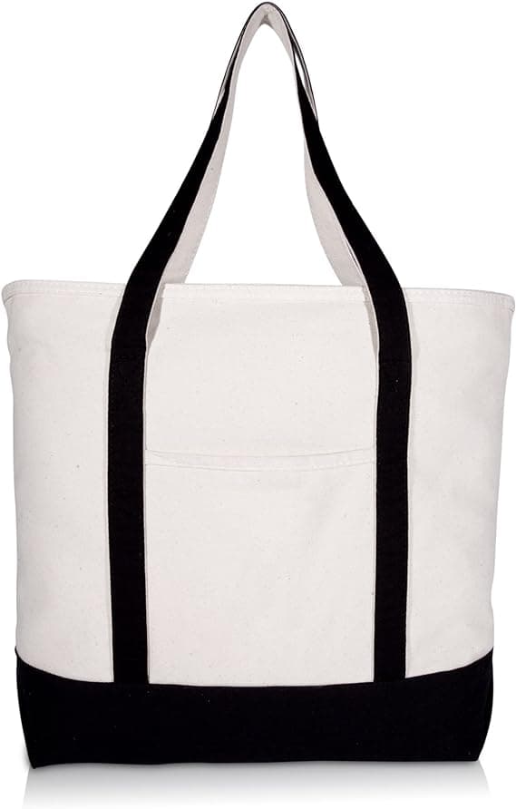 Tote Bag i Tjock Bomullsduk 45*35+9