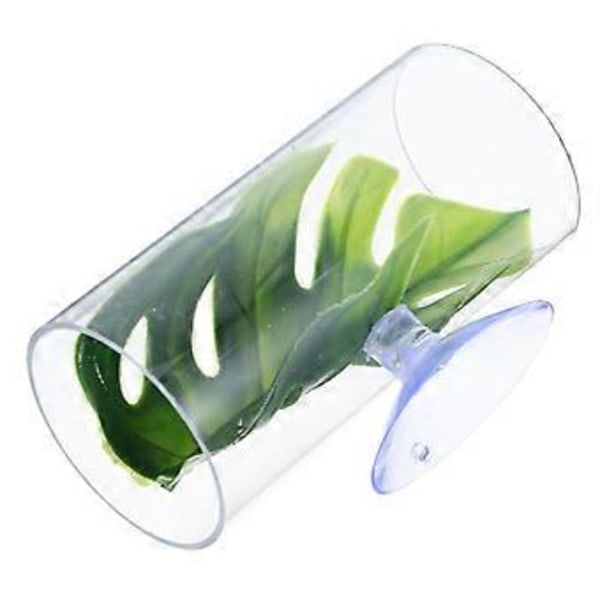 Transparent Betta Fisk Tunnel til Hvile og Skjul, Akvarium Reje Skjulested Fisketank Dekorationer Betta Fisk Interaktivt Legetøj Stort Akvarium Dek
