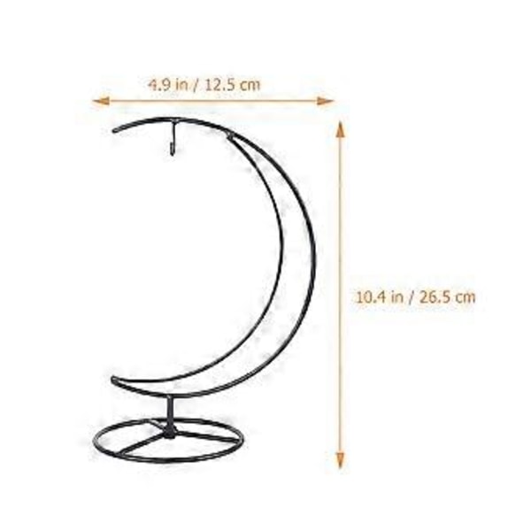 Dekorativt Ställ Mån Växtställ Järn Pendelställ Glas Ornament Ställ