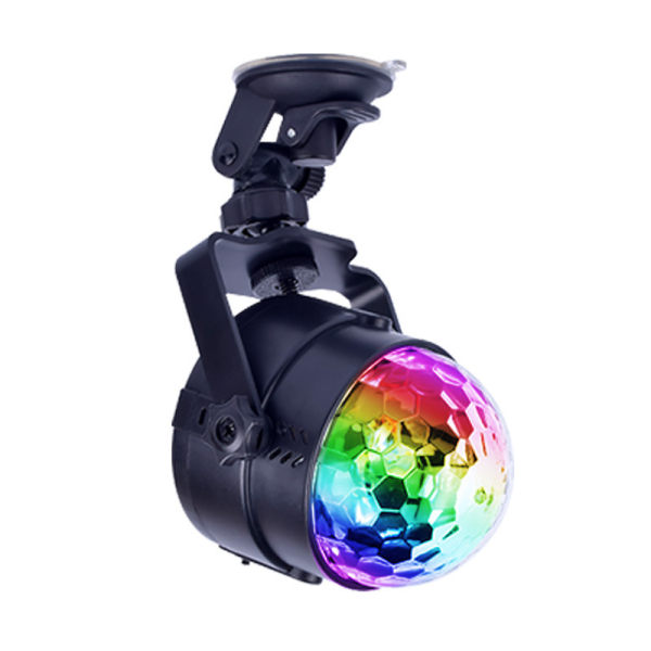Spegelskula LED Disco Ljuseffekt 360° Roterbar RGB Discokula