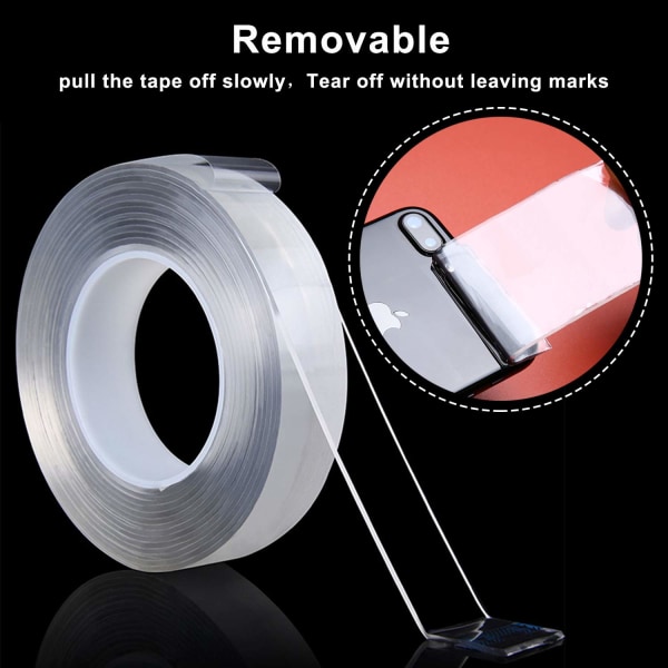 2pcs Double Sided Adhesive Tape, Heavy Duty Multi-Purpose Install