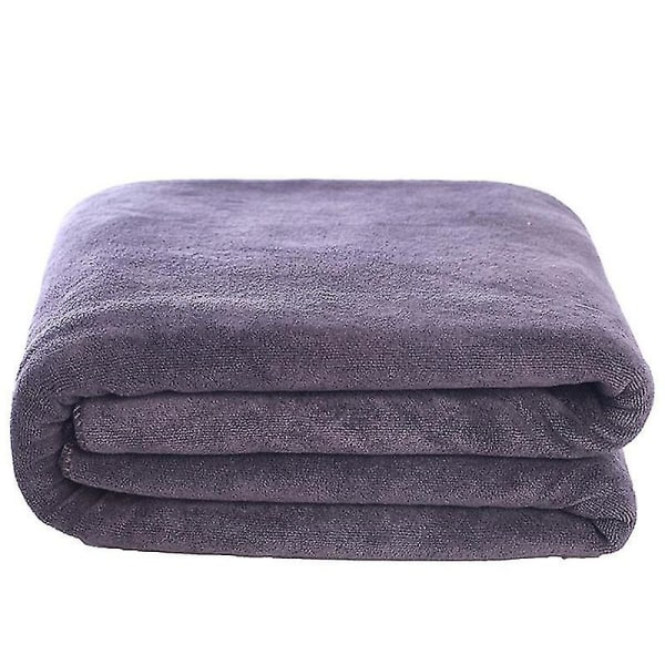 Explosive Models Mikrofiber Badehåndklæde, Super Blødt, Super Absorberende og Hurtigtørrende, Ingen Falmning, Gråt Håndklæde. 80x180 cm. Gråblå Gray blue 80x180CM