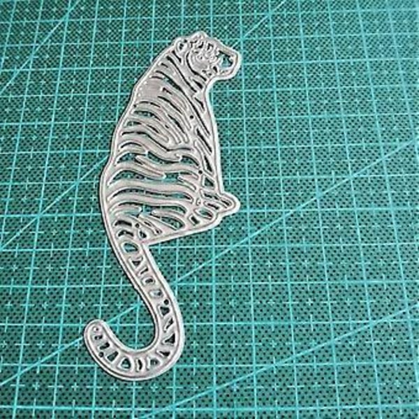 Tiger Metalskærende Dies DIY Håndværks Dies Håndlavet Evneudviklende Skabelon til Skole Klasseværelse Lærer Studenter Værktøj