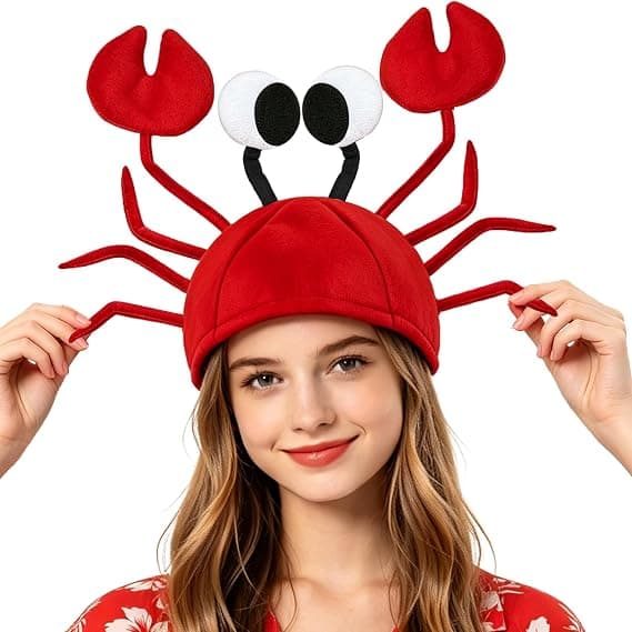 Sjov Halloween Krabbehat, Festkostume og Rekvisit
