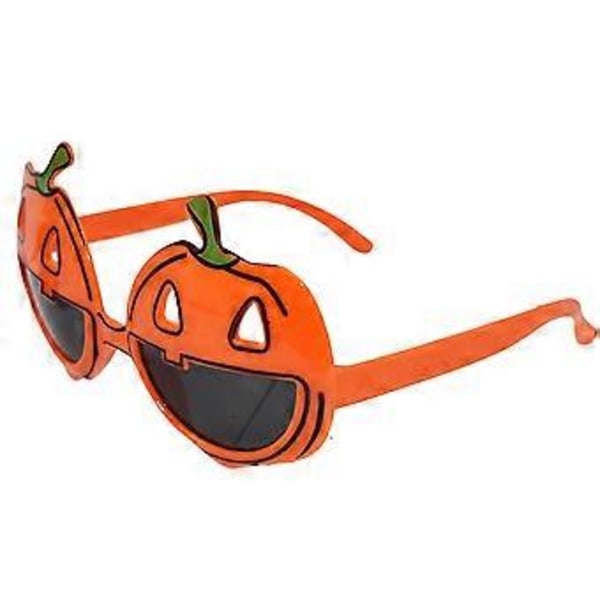 Hauskat kurpitsalasit sarjakuva Halloween-asu naamiaisjuhlat koristelu cosplay lasirekvisiitta (oranssi)