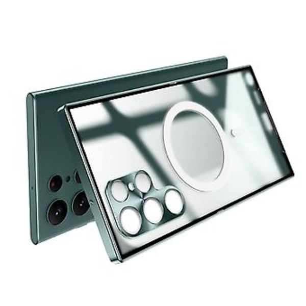 Frostat Metall Skal för Samsung Galaxy S21 Ultra Silver