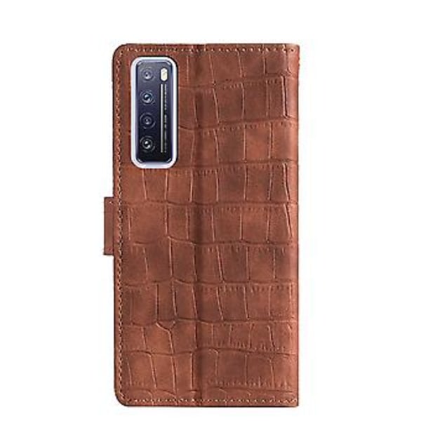 Krokodiltexturfodral för Huawei nova 7 5G