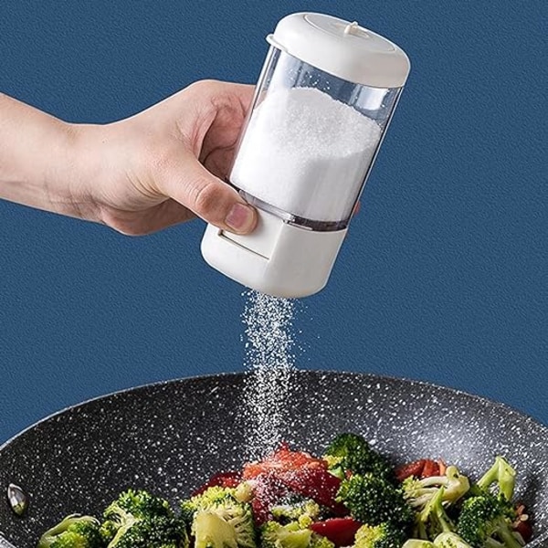 Måling af krydderidåser og flasker, tryktype saltkontrolbot