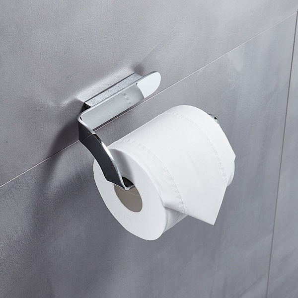 Universal tilbehør toiletrulleholder forkromet, kreativ a