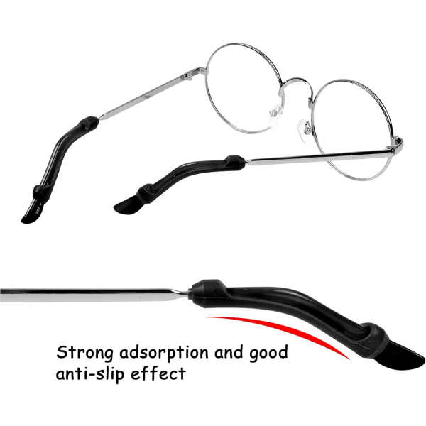 8 par briller ørekroge, briller fikseringsenheder, skridsikre øre