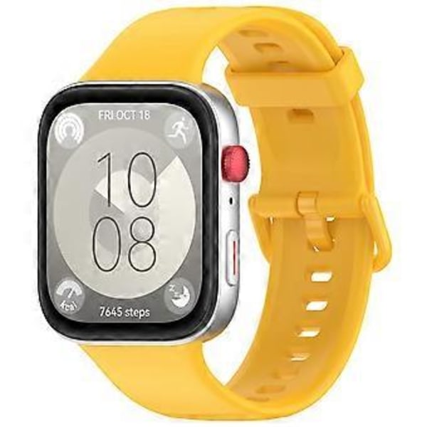 Til Huawei Watch Fit 3 Udskiftningsarmbånd Blød Silikone Urrem Style F