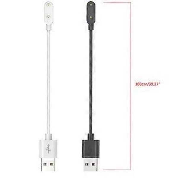 Universal USB-kabel Enkel og Effektiv Ladekabel Pålitelig USB-Ladekabel Magnetisk Ladekabel for Klokkebånd9 Svart Black