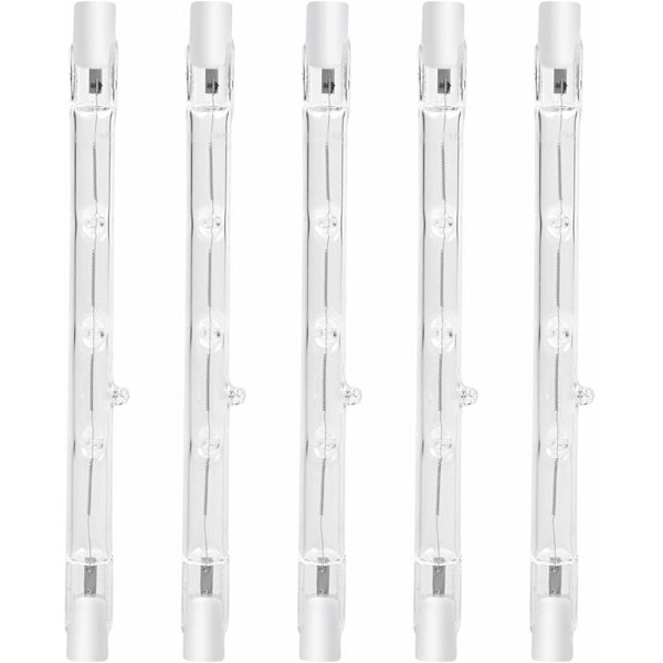 100W 118mm R7s Dimbar Halogen Pære Varmt Hvit r7s Lineær