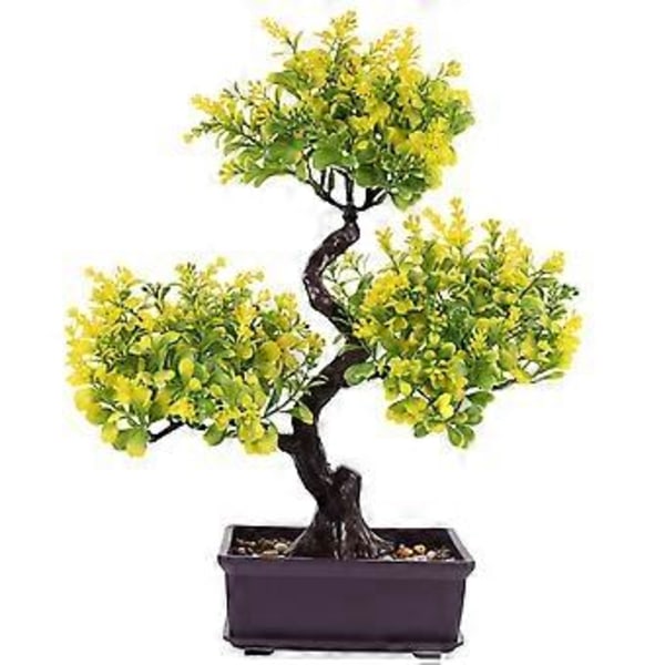 Kunstige potteplanter, bordplade, falske potteplanter, bonsai ornament til hjemmet