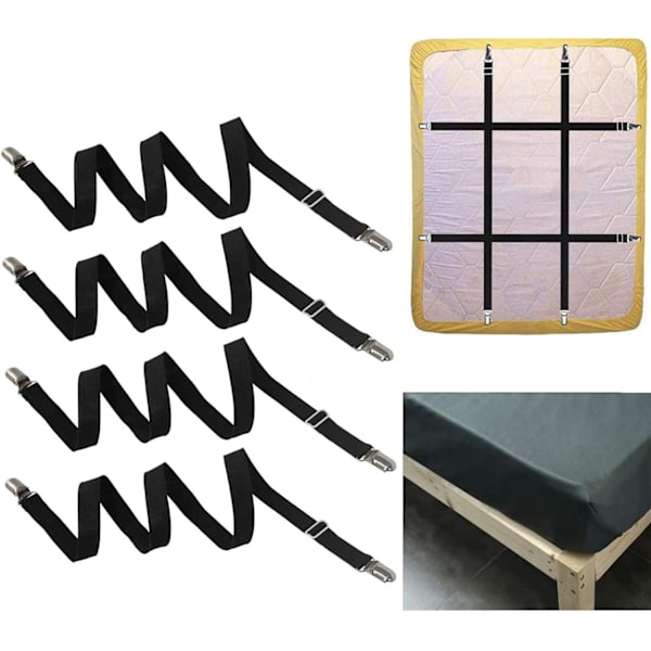 Lagnfastgørelser med clips, lagenholdere, seler, stropper, gribere, clips