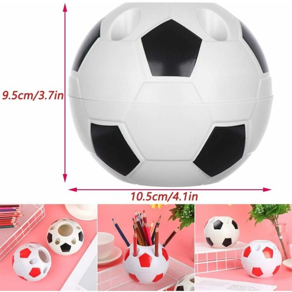 Creative football pen holder Multi-functional football pen desk P