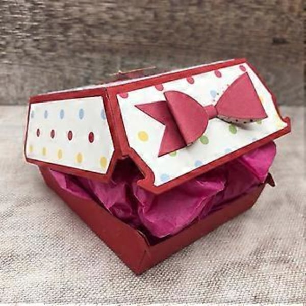 Hamburgeræske Skærestempler Skabeloner Metalskærestempler Forme til Scrapbooking Album Kortfremstilling Dekoration