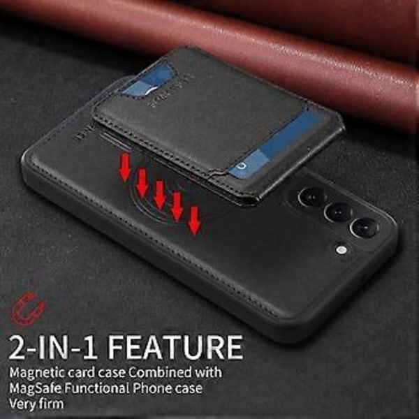 Kompatibel med Galaxy S22+ 5G Telefon Cover Black