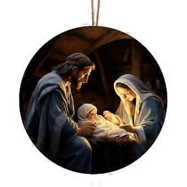 Juldekoration Platt Julgran Retrostil Hemdekoration Bilprydnader