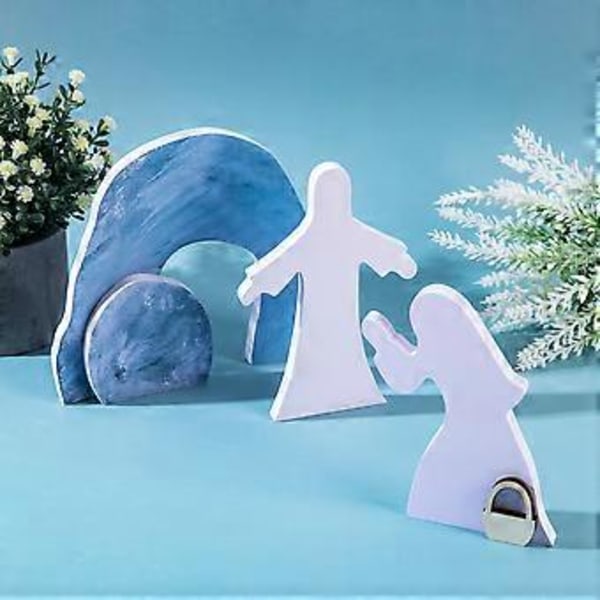 Påskpyssel PVC pendel bordsdekorationer Jesus kapell bön familj pendel Påsk källare stil pendel