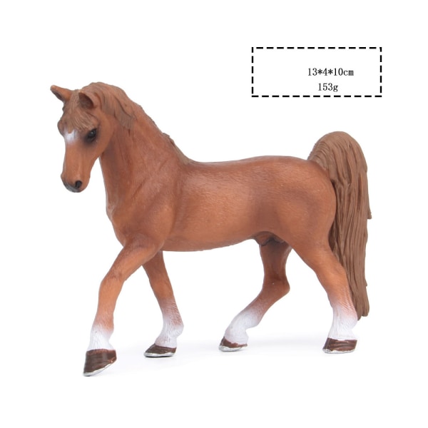 1 kpl (Tennessee Stallion) -simuloitu kiinteä eläinmalli/lapset