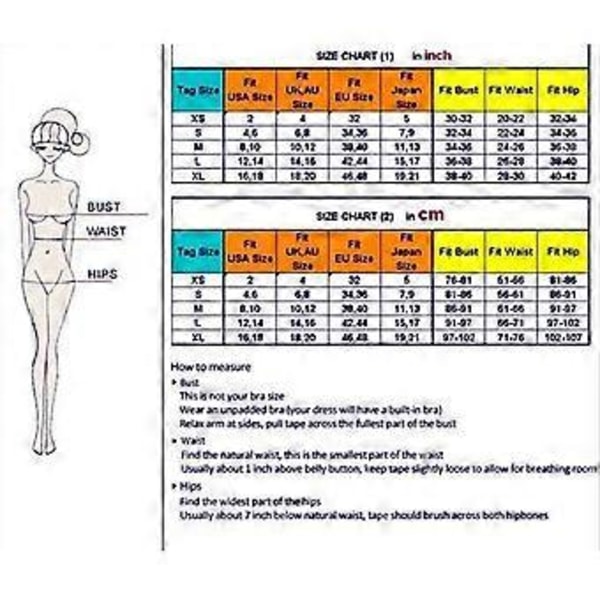 Dame Bikini Badedragt Kryds Foran Snøre To Delt Badedragt Small(XL gul)