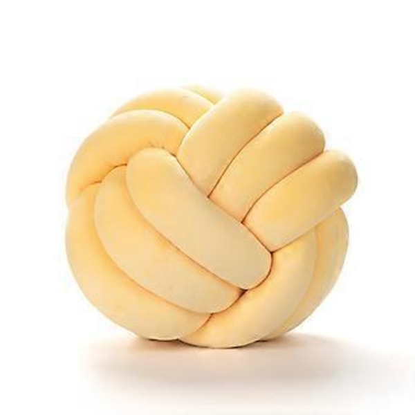 Knutepute Hjem Dekorativ Pute, Moderne Hjem Sofa Dekor Pynteputer yellow