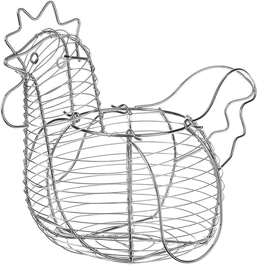 Metall eggkurv Egg Krom metall eggkurv