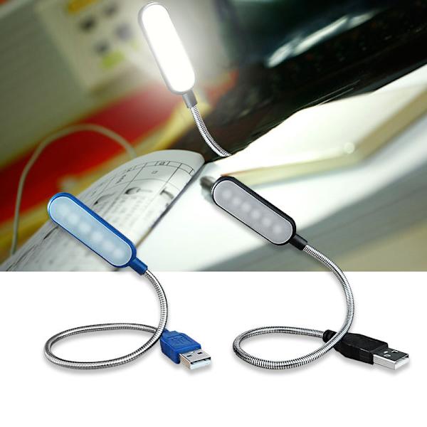 2 stk LED-lampe USB USB-lys for bærbar datamaskin tastatur svanehals