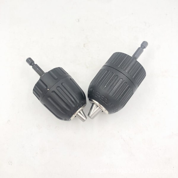 10mm Håndstram Borpatron Luftpakke Adapter med Hex Skaft Adapter