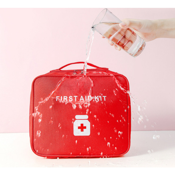 3st Erste-Hilfe-Tasche mit Rei?verschluss Medikamenten Organizer