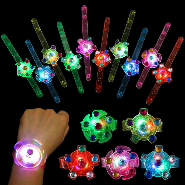 10-pack Kids Party Favors 10-pack LED Light Up-armband lyser in