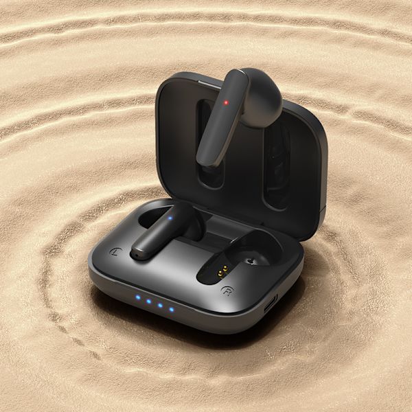 Bluetooth-hodetelefoner 5.3 Vanntette Ørepropper Smartkontroll Blåtann