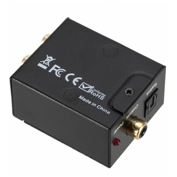 Digital till analog ljudomvandlare Optisk till RCA Audio Switch Box