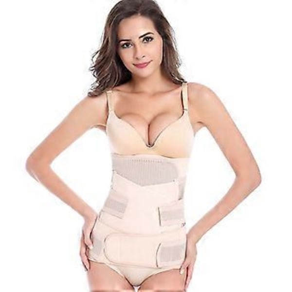 Postpartum Stödbälte Ryggstöd Mageband Shapewear (B L) B L