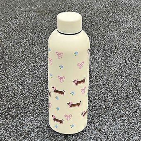 500ML Rostfri Vakuummugg Modern Läcksäker Sport Vandring Kaffemugg Lämplig för Hemma Arbete Skola A