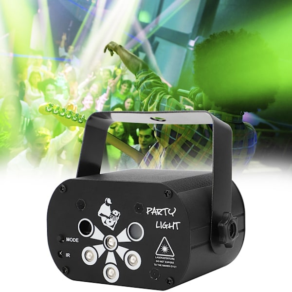 USB Lydaktiveret LED Partylys Discolys