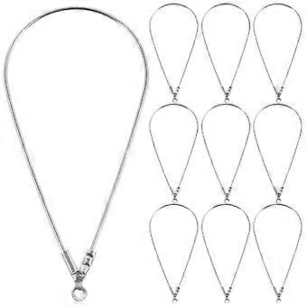 10 st Pärlbroderi Örhänge Krokar Örhänge Fynd Örhänge Komponenter Hantverk DIY Krokar (Silver)