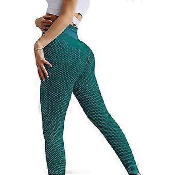 Naisten Bubble Hip Butt Lifting Anti Cellulite Leggingsit Korkeavyötäröiset Treeni Vatsan Kontrollointi Joogahousut (style693)