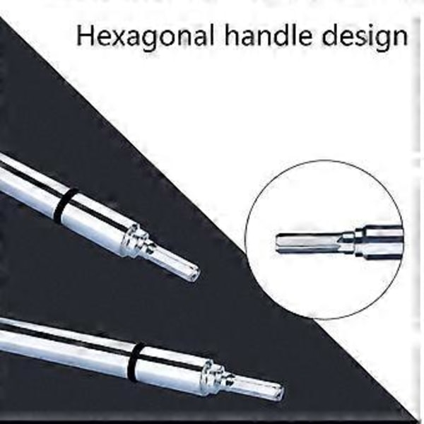 Katon tasoitusholkkisarja kattoasennukseen, ontto hylsyavain 1/4\" kuusiokannalla sähkötyökalulle 10mm